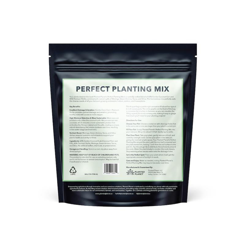 The Perfect Pair: 1 Coco Biochar Soil Super Ingredient & 1 Perfect Planting Mix